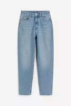 Джинсы H&M Slim Mom High Ankle, светло-синий