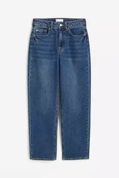 Джинсы H&M Slim Straight High Ankle, синий
