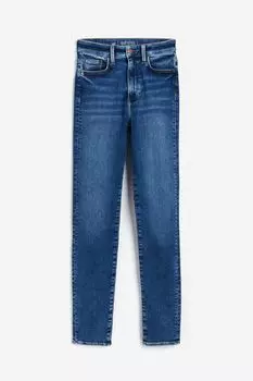 Джинсы H&M True To You Skinny Ultra High Ankle, синий