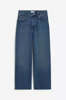 Джинсы H&M Wide High Ankle, синий