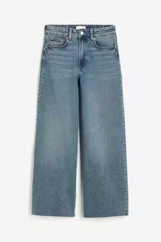 Джинсы H&M Wide High Ankle, синий