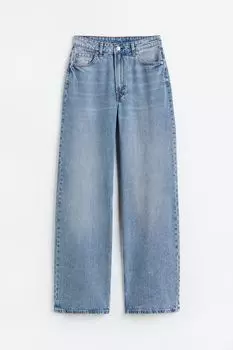 Джинсы H&M Wide High, голубой