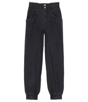 Джинсы HABITUAL girl, Smocked Waist Joggers in Black