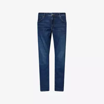 Джинсы Hackett Powerflex с зауженным низом, синий