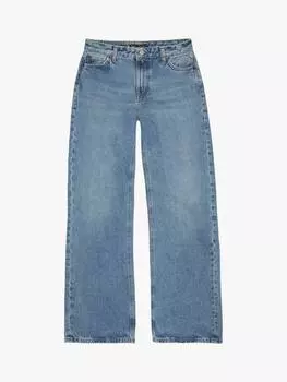 Джинсы хайди с широкими штанинами Nudie Jeans, синий