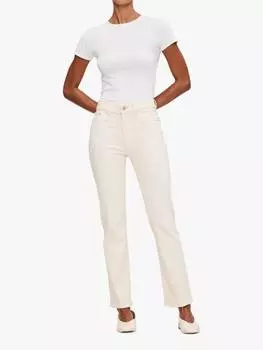 Джинсы halle с высокой посадкой и прямыми штанинами DL1961, белый