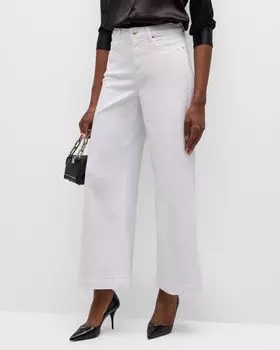 Джинсы Harper с широкими щиколотками PAIGE, цвет Crisp White