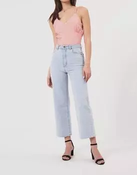Джинсы Heidi Ankle Luna в винтажном светло-голубом цвете ROLLA'S
