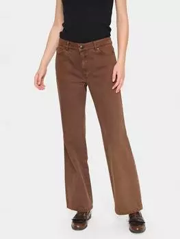 Джинсы herma с широкими штанинами Saint Tropez, цвет Chocolate Brown