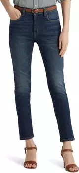 Джинсы High-Rise Ankle Skinny LAUREN Ralph Lauren, цвет Noam Wash