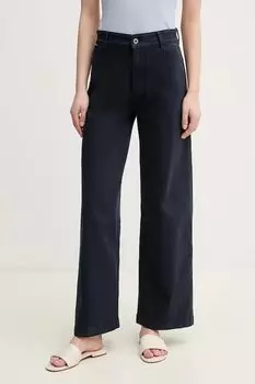 Джинсы HIGH RISE WIDE CROP TANIA с высокой посадкой и широкими укороченными штанинами Pepe Jeans, темно-синий