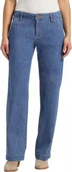 Джинсы High-Rise Wide Leg Trousers Jag Jeans, цвет Morocco Blue