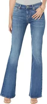 Джинсы High-Waist Ali w/ Distressed Hem in Soho Light 7 For All Mankind, цвет Soho Light