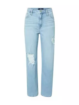 Джинсы HOLLISTER Regular Jeans, синий деним