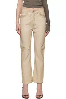 Джинсы Hollywood VDD Rick Owens Drkshdw, цвет parchment
