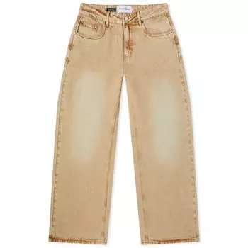 Джинсы House Of Sunny 02 Sandblast Wide Leg, бежевый