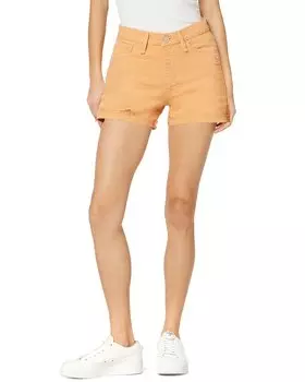 Джинсы HUDSON Devon с высокой посадкой, короткие бойфренды Clay Destructed Jeans HUDSON Jeans, оранжевый