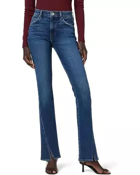 Джинсы Hudson Jeans Barbara High-Rise Baby Boot w/ Cuff Vent in Indigo Bells, цвет Indigo Bells