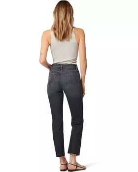 Джинсы Hudson Jeans Holly High-Rise Straight w/ Front Yoke in Washed Black, цвет Washed Black