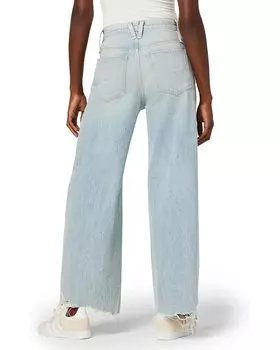 Джинсы Hudson Jeans James High-Rise Wide Leg Barefoot in Iris, цвет Iris