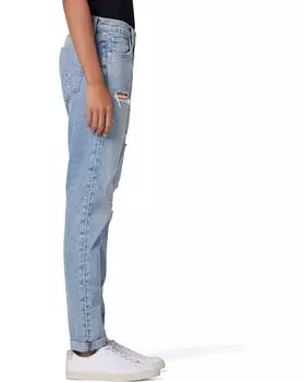 Джинсы Hudson Jeans Lana Boyfriend Ankle w/ Rolled Hem in Summer Breeze, цвет Summer Breeze