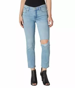 Джинсы Hudson Jeans, Nico Mid-Rise Crop Straight in Vigilance