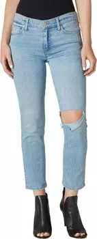 Джинсы Hudson Jeans Nico Mid-Rise Crop Straight in Vigilance, цвет Vigilance