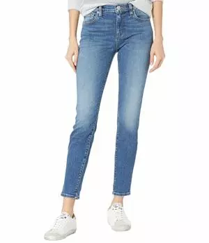 Джинсы Hudson Jeans, Nico Mid-Rise Super Skinny Ankle in Leisure