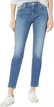 Джинсы Hudson Jeans Nico Mid-Rise Super Skinny Ankle in Leisure, цвет Leisure
