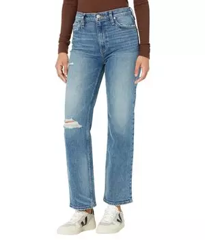 Джинсы Hudson Jeans, Remi High-Rise Straight Ankle in Destructed Coastal