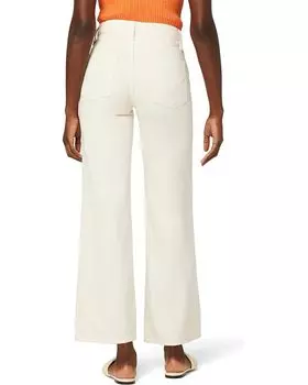 Джинсы Hudson Jeans Rosie High-Rise Wide Leg Ankle with Covered Button Fly in Ecru Vintage, цвет Ecru Vintage