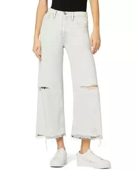 Джинсы HUDSON Jodie Wide Leg Crop Worthy Dest Jean HUDSON Jeans, синий