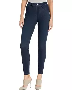 Джинсы HUE High-Waist Ultra Soft Denim Leggings, цвет Black/Indigo Wash