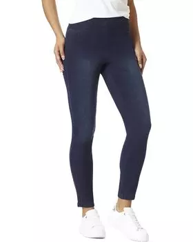 Джинсы HUE Reversible Denim Leggings, цвет Deep Blue Wash