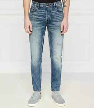 Джинсы HUGO 634 Tapered fit, темно-синий