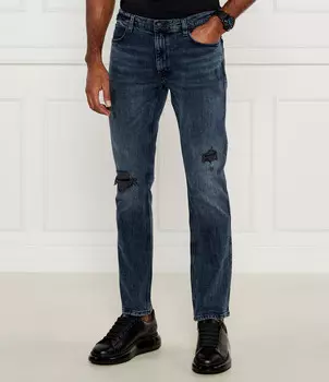 Джинсы HUGO Extra slim fit, темно-синий