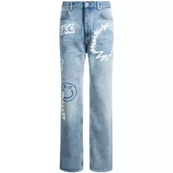 Джинсы HUGO Nate 10267302 02 BLUE, синий