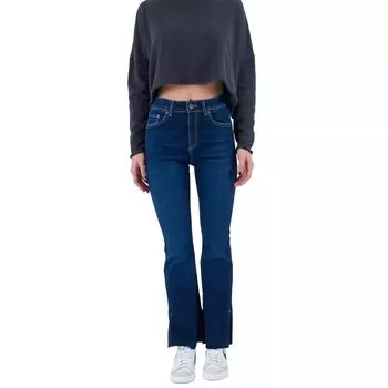 Джинсы Hurley Oceancare Slim Flare high waist, синий