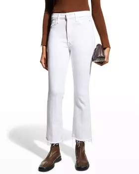 Джинсы Hustler с бахромой и бахромой MOTHER