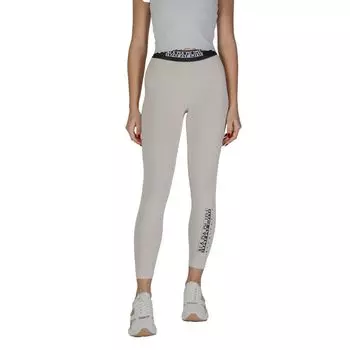 Джинсы и брюки из хлопка кремового цвета Napapijri