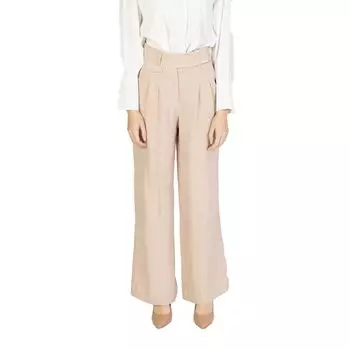 Джинсы и брюки из розовой вискозы Vero Moda