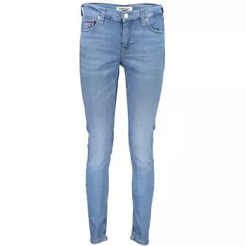 Джинсы и брюки из светло-голубого хлопка Tommy Hilfiger