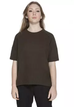 Джинсы и брюки из зеленой шерсти Gant, зеленый