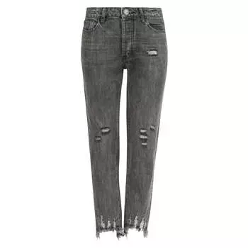 Джинсы и женские брюки из хлопка One Teaspoon, серый