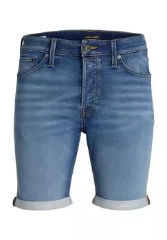 Джинсы «Icon», пятикарманные, карманные с заклепками, мужские Jack & Jones, цвет Blue Denim