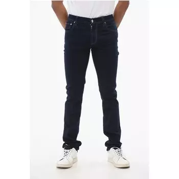 Джинсы ID Dark Washed Slim Fit 14 см Corneliani, Blue