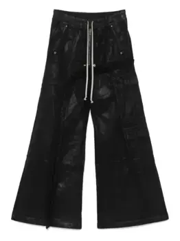 Джинсы Imbalanced Double Cargo Jumbo Belas Rick Owens DRKSHDW, черный