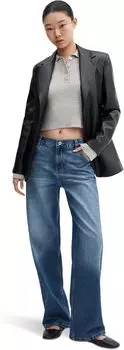 Джинсы Ines Jeans MANGO, цвет Dark Denim