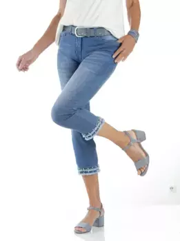 Джинсы Inspirations с 5 карманами (1 шт.) Inspirationen, цвет Blue-Bleached