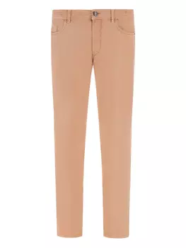 Джинсы из эластичного хлопка/тенселя Boggi Milano, нейтральный